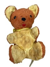 Vintage Gund Teddy Bear Plush Tan Brown Stuffed Animal 10&quot; - £14.37 GBP