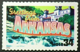 2002 34c Greetings from America, Arkansas Scott 3564 Mint F/VF NH - £1.38 GBP