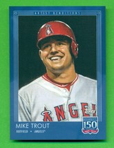 2019 Mike Trout Topps Now 150 Years of Baseball Card #117 Artist Renditions - £7.21 GBP