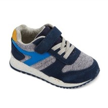 Cat &amp; Jack Azul Marino Amarillo de Niño Chase Corredor Zapatillas Gancho... - $222.77 MXN