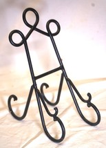 Wrought Iron Display Easel Stand Art Picture Plate Book Holder b - $21.77