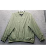 IZOD XFG Golf Performance Jacket Mens XL Green Thermal Lined Elastic Cuf... - $29.41