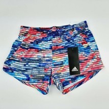 Adidas Girl&#39;s Lined Athletic Shorts Size 6 Multicolor DM19 - $18.80