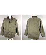 Orvis Mens Classic Canvas Barn Chore Coat Jacket Corduroy Collar Size La... - £62.26 GBP
