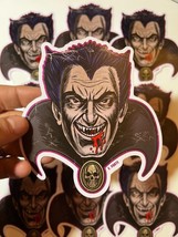 Frankenhorrors Dracula 5&quot; Sticker, Vampire Collection Vintage Horror  Nosferatu - £3.92 GBP