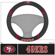 San Francisco 49ers Steering Wheel Cover Mesh/Stitched - $40.63