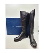 Cole Haan Katrina Riding Boot, Black Leather Womens Size 9.5 B - $89.95