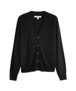 next Soft Knitted Cardigan with Buttons, Black, M - $312.79 MXN