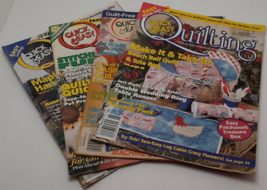 Quick &amp; Easy Quilting Magazines Summer 90, Oct 93, Oct 99, &amp; June 2000 Vintage - £6.14 GBP