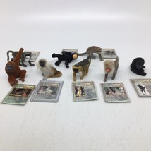 8 Flocked Monkey Primates Animal Figures with Cards -Read Description - $25.47