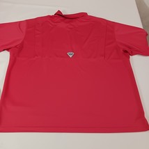 Columbia FS6016 Men's Omni Shade Short Sleeve Red Polo Shirt Size Large Chest 59 image 2