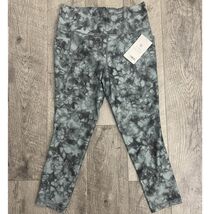 Athleta Salutation Stash Pocket II 7/8 Leggings Green Tie Dye S Yoga - $47.84