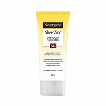Dry Touch Sunscreen Sheer Zinc From Neutogena or Sensitive Skin Spf50+, 80 ml - £21.67 GBP