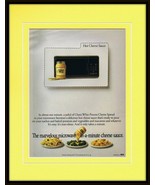 1987 Kraft Cheez Whiz Framed 11x14 ORIGINAL Vintage Advertisement - £31.00 GBP