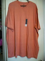 George Men's Short Sleeve Jersey V-Neck Tee Shirt Size Medium 38-40 Coral Reef - $9.25