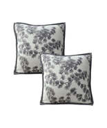SOGA 2X 45cm Dark Gray Floral Pillowcase - $90.48 CAD