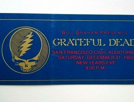 Grateful Dead Concert Ticket Non Numbered Rare Original Unused 1983 Jerr... - £31.59 GBP