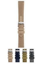 Morellato Fibra Recycled Cotton Watch Strap - Beige - 18mm - Chrome-plated Stain - £31.13 GBP