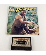 Indiana Jones Temple Of Doom Read Along Adventures Cassette Tape Book Vi... - $33.76 CAD
