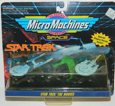 Star Trek Micro Machines Blister Set #2 The Movie 1993 Sealed Mint In Blister - £10.76 GBP