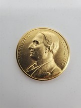 Warren G Harding - 24k Gold Plated Coin -Presidential Medals Cover Colle... - £6.04 GBP