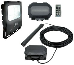 Wireless Flood Light triggered by a Wireless Vehicle Sensing Underground... - £334.22 GBP