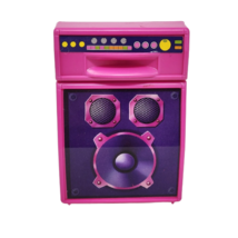 Vintage 1986 Arco Mattel Barbie And The Rockers Pink + Purple Studio Speaker - £11.16 GBP