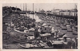 Fisherman&#39;s Wharf San Francisco California CA Postcard A20 - £2.35 GBP