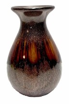 Expressions Brown Glitter Small Vase 4.5”x 3” - $7.83