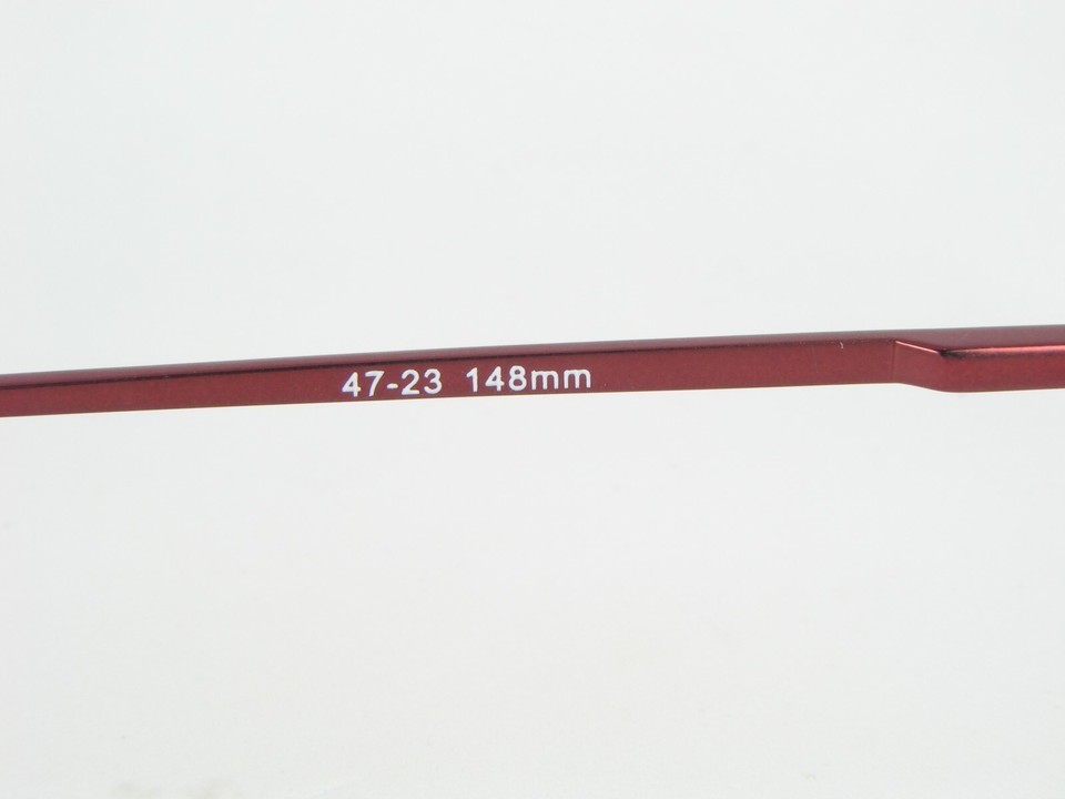 Opdo Eyewear 8126-4 BURGUNDY EYEGLASSES GLASSES METAL FRAME 47-23-148mm "READ" Item image 9