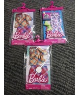Lot of 3~ Mattel Barbie Jurassic World Storytelling Fashion Outfits - £13.22 GBP
