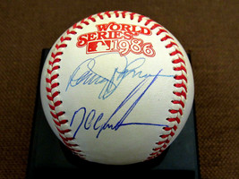 Davey Johnson Doc Gooden 1986 Wsc New York Mets Signed Auto 1986 Ws Baseball Jsa - £197.37 GBP