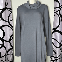 Cabi Womens Sweatshirt Dress Gray Cowl Neck Long Sleeve Style 127 Size Small - £15.71 GBP