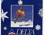 Delta Airlines System Route Map Airplane Travel Aviation Information Fal... - £14.06 GBP