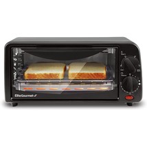 Eto236 Personal 2 Slice Countertop Toaster Oven With 15 Minute Timer Includes Pa - £43.27 GBP