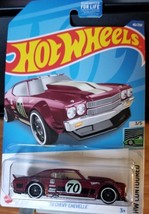 Hot Wheels &#39;70 Chevy Chevelle Purple #46 46/250 2022 HW Contoured 3/5 - £5.79 GBP