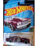 Hot Wheels &#39;70 Chevy Chevelle Purple #46 46/250 2022 HW Contoured 3/5 - $133.22 MXN