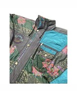 Vintage Luhta Sport Stars and Stripes Jacket 1980&#39;s  Sz 40 Tiger Pattern - $98.89