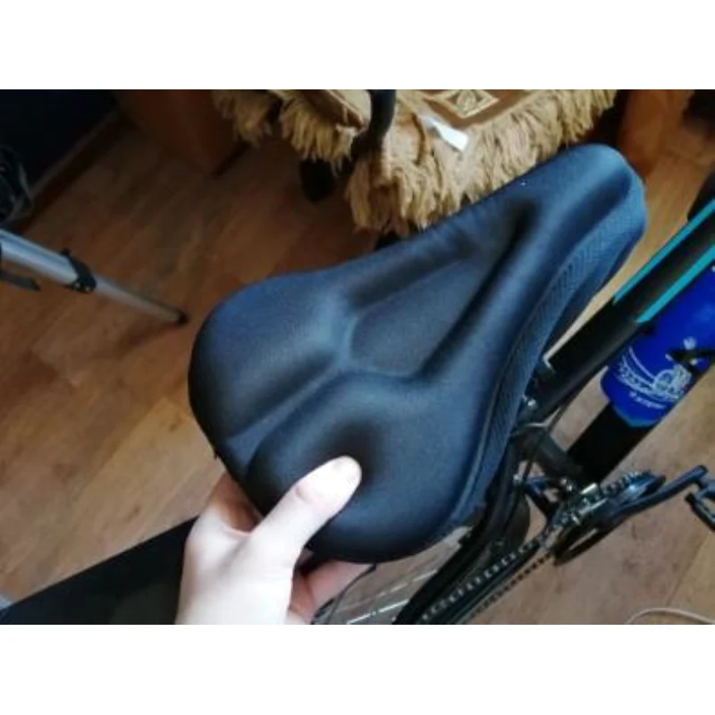 Sporting Ultra Soft Silicone Gel Pad Cushion Cover Bicycle Saddle Seat MTB   Thi - £23.90 GBP