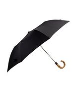 Knirps pocket umbrella - Topmatik - Steel-Line crooked handle - black  - $193.00