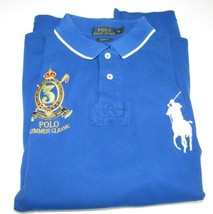 Polo Ralph Lauren Summer Classic #3 RLPC Big Pony Men XL Short Sleeve Top Blue - £38.71 GBP