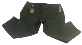 Duluth Trading Womens Cargo Pants Plus Size 26W x 29 Curvesetter Waistband Green - £33.42 GBP