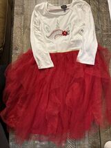 Lilt Christmas Girls Fairy Glitter Dress Size XL PINK STAINS - $22.65