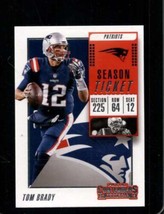 2018 Panini Contenders Season Tickets #36 Tom Brady Nmmt Patriots - $5.39