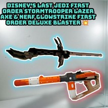 Nerf GlowStrike Star Wars First Order Heavy Gunner Stormtrooper/Disney Lazer Axe - £68.73 GBP