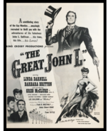 1945 Bing Crosby Presents The Great John L. Vintage Print Ad - £11.16 GBP