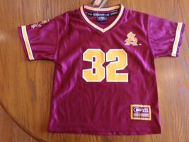 ASU SUN DEVILS #32 "J.HE" Football Maroon Jersey Size (Kid M/8) Licensed... - $13.61