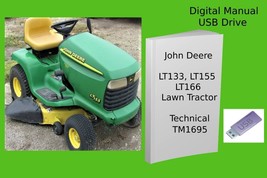 John Deere LT133  LT155  LT166 Lawn Tractor Technical Manual See Descrip... - £17.84 GBP