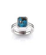 20.00 Carat Natural Certified Irani Turquoise firoza Gemstone Pure Ring - €76,87 EUR