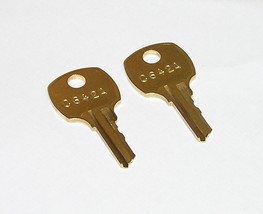 2 - C642A Replacement Cabinet Drawer Lock Brass Keys fit CompX National - $10.99